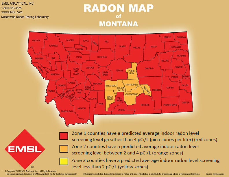 radon map