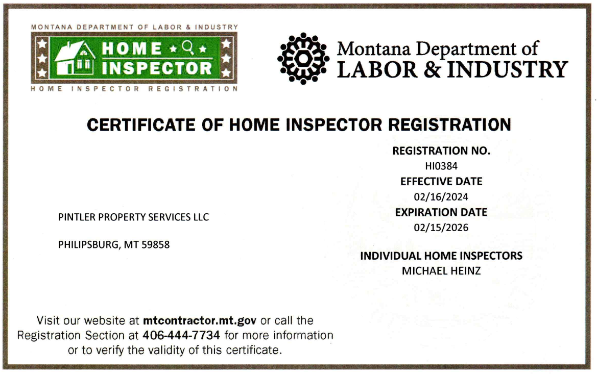 Inspector Registration
