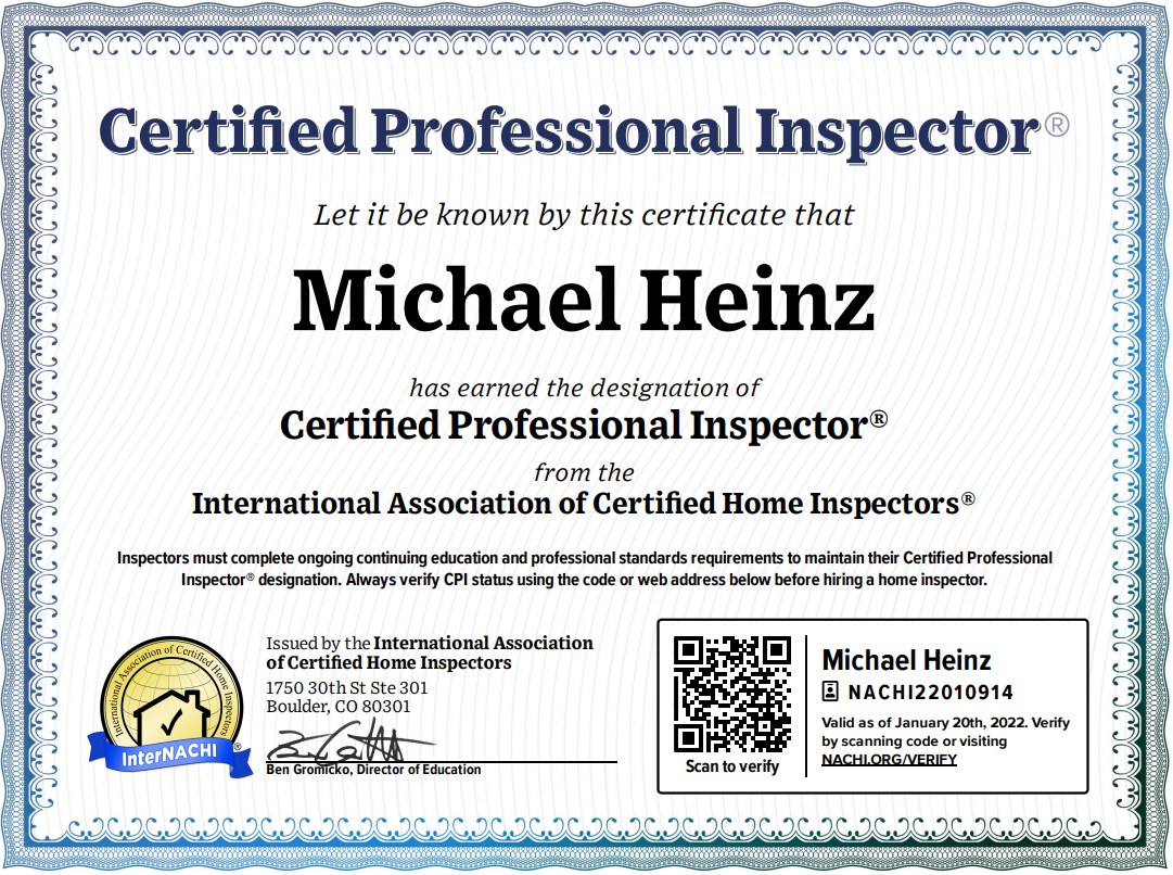 internachi certification